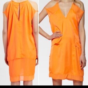 Helmut Lang Chroma Drape cutout Dress